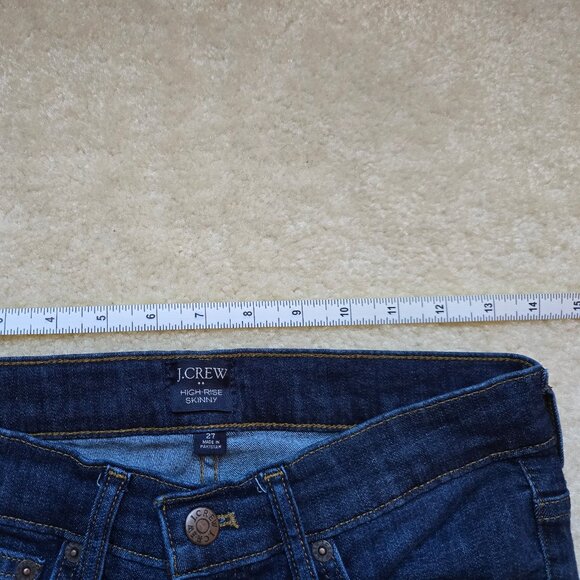 J Crew Factory Size 27 Button Fly High Rise Skinny - Picture 6 of 9